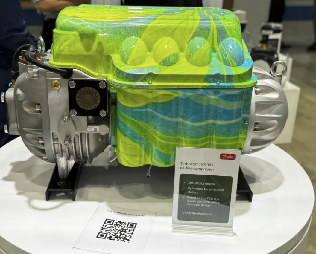 Danfoss представляет безмасляный центробежный компрессор на R600a на выставке MCE 2026