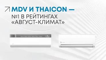 MDV и THAICON — лидеры рейтингов «Август-климат»
