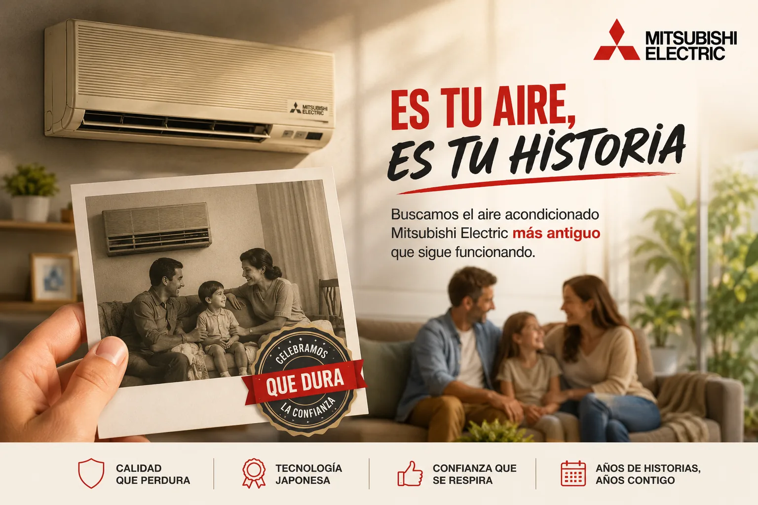 Mitsubishi Electric ищет самый старый кондиционер в новой редакции «Es tu Aire, Es tu Historia»