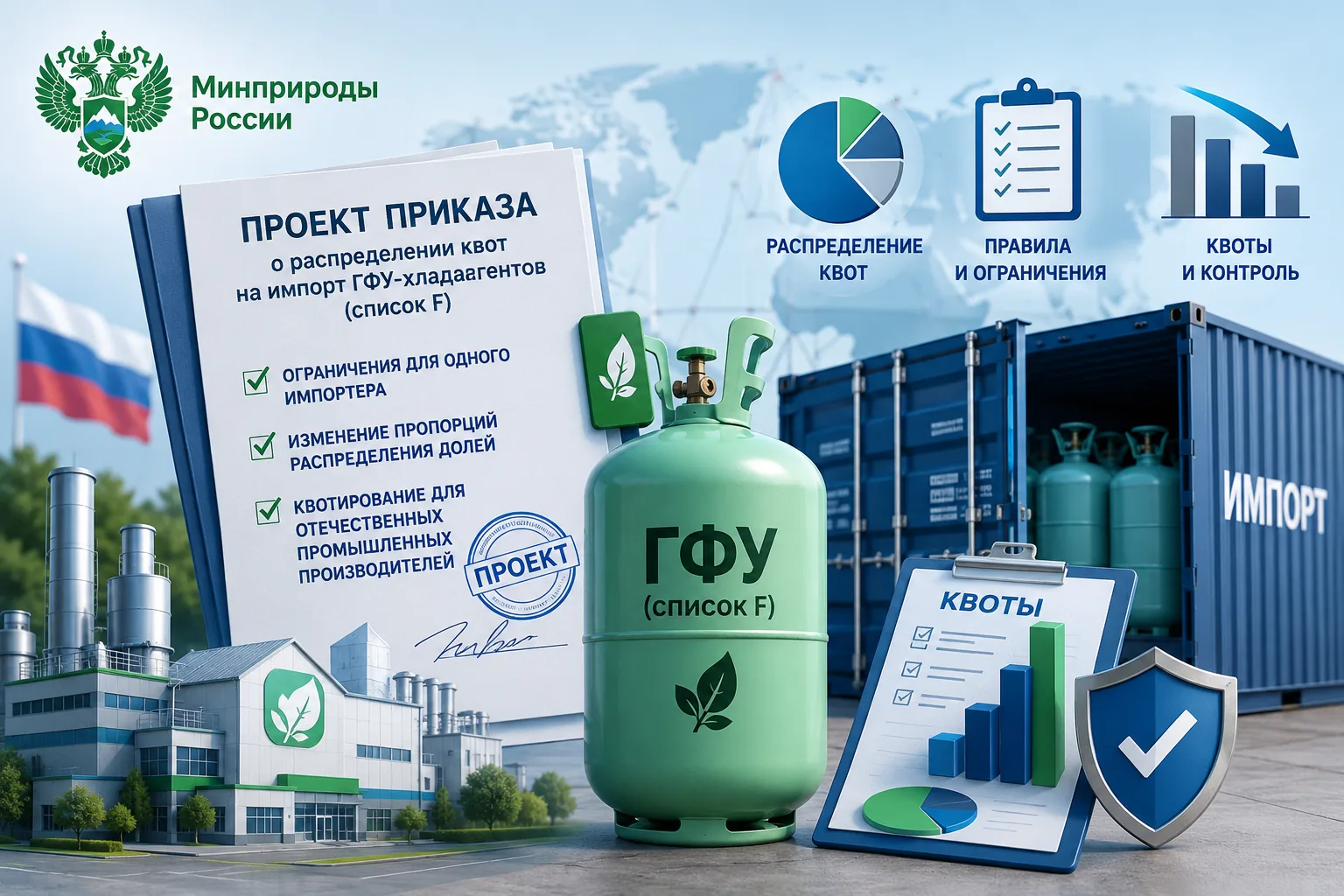 Проект приказа по импорту ГФУ-хладагентов