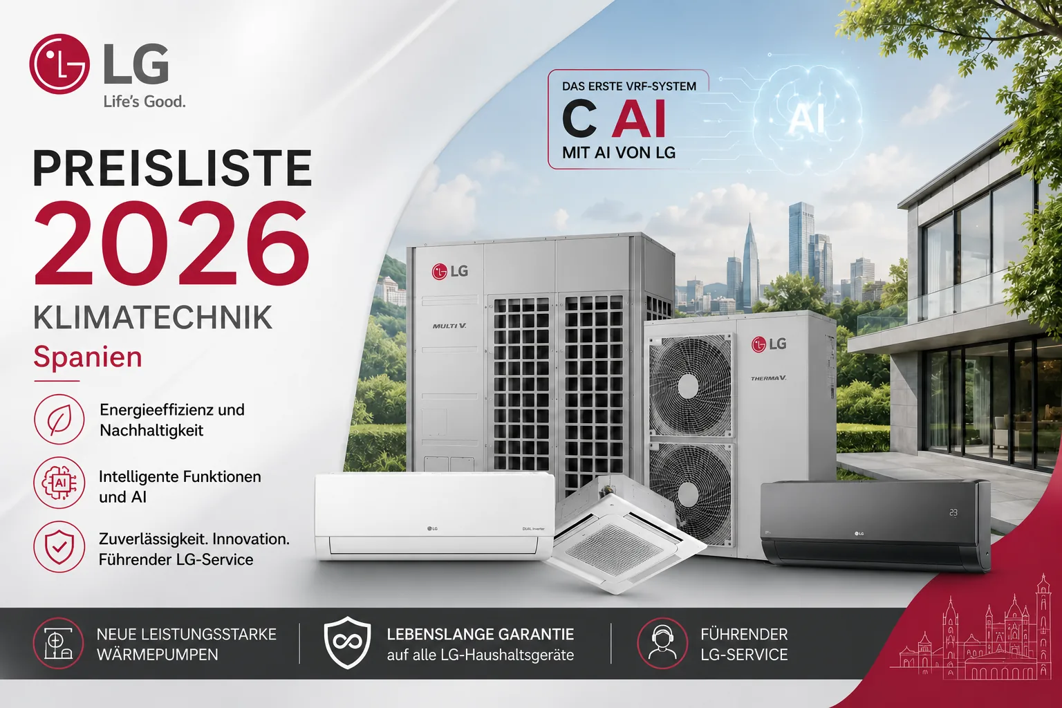 LG stellt eine lebenslange Garantie für Haushaltsklimageräte vor